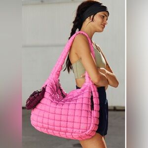 NWT FP Movement Quilted Carryall Bag Bubblegum Pink